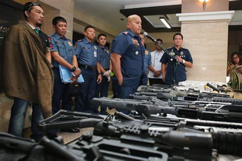 Biometrics now required for gun permit from PNP .